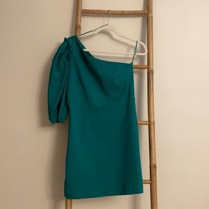 Zara Teal One Should Cocktail Dress